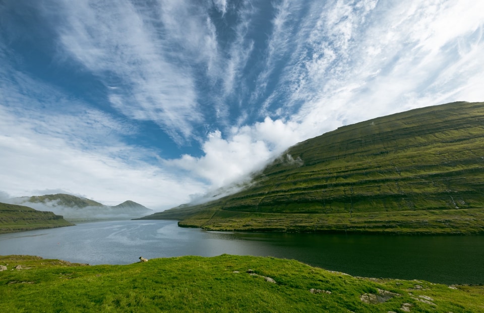 Faroe Islands photo: on the road to funningur 2 large