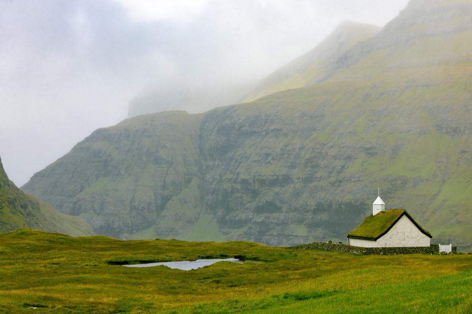 Faroe Islands photo: saksun church large